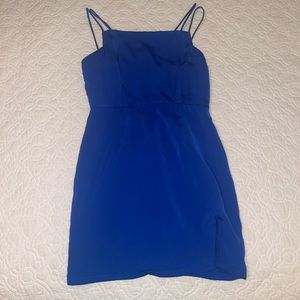 Superdown royal blue mini dress size small